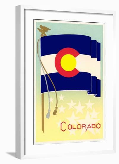 Colorado State Flag-null-Framed Art Print