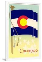 Colorado State Flag-null-Framed Art Print