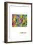 Colorado State Map 1-Marlene Watson-Framed Giclee Print