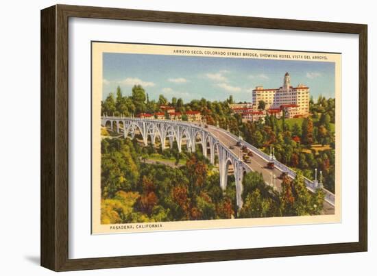 Colorado Street Bridge, Pasadena, California-null-Framed Art Print