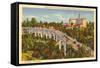 Colorado Street Bridge, Pasadena, California-null-Framed Stretched Canvas