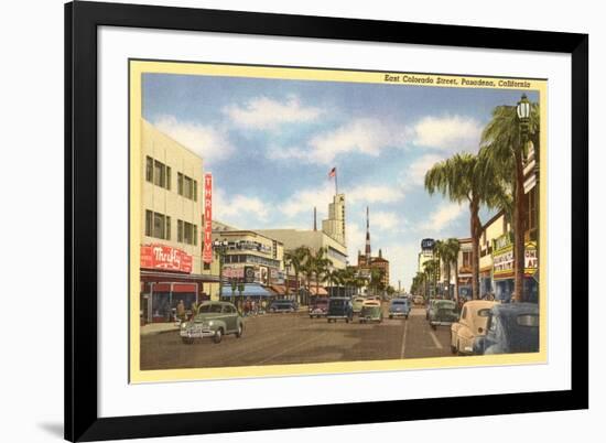 Colorado Street, Pasadena, California-null-Framed Art Print