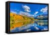 Colorado, Telluride, Trout Lake. Fall Sunset on Lake-Jaynes Gallery-Framed Stretched Canvas