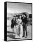 COLORADO TERRITORY, 1949 directed by RAOUL WALSH Dorothy Malone and Joel McCrea (b/w photo)-null-Framed Stretched Canvas