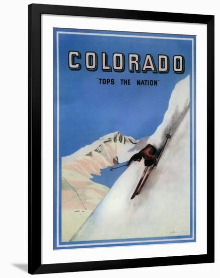 Colorado - Tops the Nation-Lantern Press-Framed Art Print