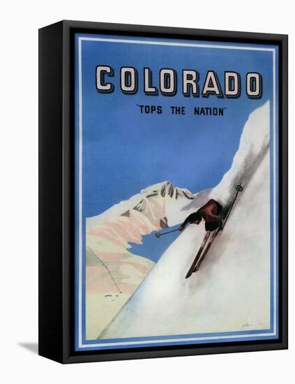 Colorado - Tops the Nation-Lantern Press-Framed Stretched Canvas
