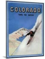 Colorado - Tops the Nation-Lantern Press-Mounted Art Print