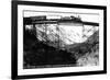 Colorado - Train on Georgetown Loop between Georgetown and Silver Plume-Lantern Press-Framed Art Print