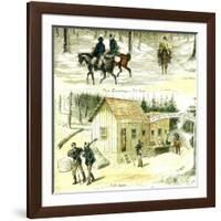 Colorado United States of America 1881 Rough Travelling. from Georgetown to Toll Gate. 10 Dollar Fi-null-Framed Giclee Print