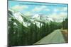 Colorado, US Highway 40 View of Eastern Slope of Berthoud Pass-Lantern Press-Mounted Art Print