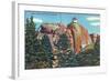 Colorado - View of Devil's Head Mountain Lookout Tower-Lantern Press-Framed Art Print