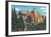 Colorado - View of Devil's Head Mountain Lookout Tower-Lantern Press-Framed Art Print