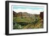 Colorado, View of Golden and the Lariat Trail from Castle Rock-Lantern Press-Framed Art Print