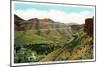 Colorado, View of Golden and the Lariat Trail from Castle Rock-Lantern Press-Mounted Art Print