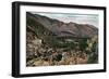 Colorado, View of the High Bridge Railroad Loop near Georgetown-Lantern Press-Framed Art Print