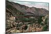 Colorado, View of the High Bridge Railroad Loop near Georgetown-Lantern Press-Mounted Art Print