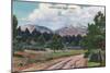 Colorado, View of the Spanish Peaks-Lantern Press-Mounted Art Print