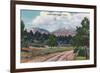 Colorado, View of the Spanish Peaks-Lantern Press-Framed Art Print