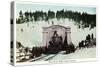 Colorado, View of the West Portal of the Moffat Tunnel, Train-Lantern Press-Stretched Canvas