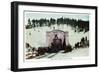 Colorado, View of the West Portal of the Moffat Tunnel, Train-Lantern Press-Framed Art Print
