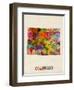 Colorado Watercolor Map-Michael Tompsett-Framed Art Print