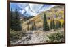 Colorado, White River National Forest, Autumn Color on Maroon Creek Trail-Rob Tilley-Framed Photographic Print