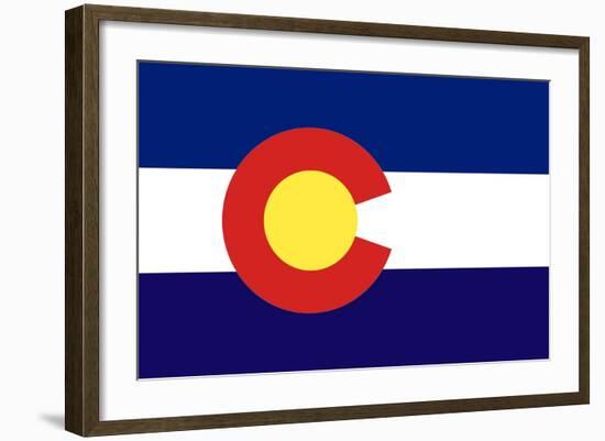 Colorado-S_E-Framed Art Print