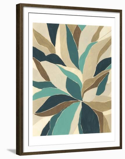 Colorblock Blossom II-June Vess-Framed Art Print