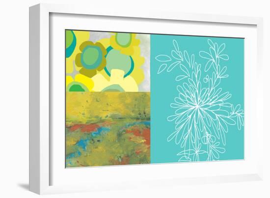 Colorblock Landscape One-Jan Weiss-Framed Art Print