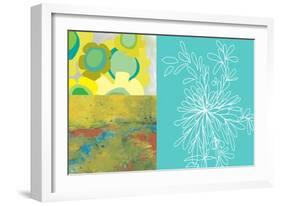 Colorblock Landscape One-Jan Weiss-Framed Art Print