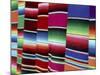 Colored Blankets For Sale, Oaxaca, Mexico-Alexander Nesbitt-Mounted Photographic Print