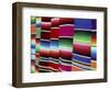 Colored Blankets For Sale, Oaxaca, Mexico-Alexander Nesbitt-Framed Photographic Print