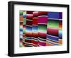 Colored Blankets For Sale, Oaxaca, Mexico-Alexander Nesbitt-Framed Photographic Print