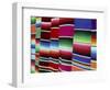 Colored Blankets For Sale, Oaxaca, Mexico-Alexander Nesbitt-Framed Photographic Print