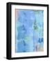 Colored Bleu III-Regina Moore-Framed Art Print