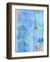 Colored Bleu III-Regina Moore-Framed Art Print