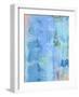 Colored Bleu III-Regina Moore-Framed Art Print