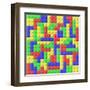 Colored Blocks-mkrol-Framed Art Print