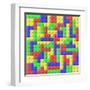 Colored Blocks-mkrol-Framed Art Print