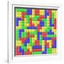 Colored Blocks-mkrol-Framed Art Print