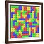 Colored Blocks-mkrol-Framed Art Print