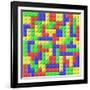 Colored Blocks-mkrol-Framed Art Print