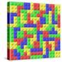 Colored Blocks-mkrol-Stretched Canvas