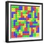 Colored Blocks-mkrol-Framed Art Print