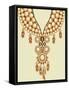 Colored Bohemian Vector Dreamcatcher with Gemstones and Feathers. Ethnic Illustration with Native A-SADAF A-Framed Stretched Canvas