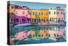 Colored Burano-Stefan Hefele-Stretched Canvas