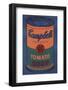 Colored Campbell's Soup Can, 1965 (blue & orange)-Andy Warhol-Framed Giclee Print