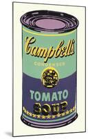 Colored Campbell's Soup Can, 1965 (green & purple)-Andy Warhol-Mounted Art Print