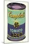 Colored Campbell's Soup Can, 1965 (green & purple)-Andy Warhol-Mounted Art Print