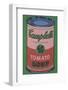 Colored Campbell's Soup Can, 1965 (red & green)-Andy Warhol-Framed Giclee Print